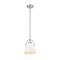 Z-Lite Z-Studio 1 Light Mini Pendant, Matte White 726MP-MW+BN - alternate 3